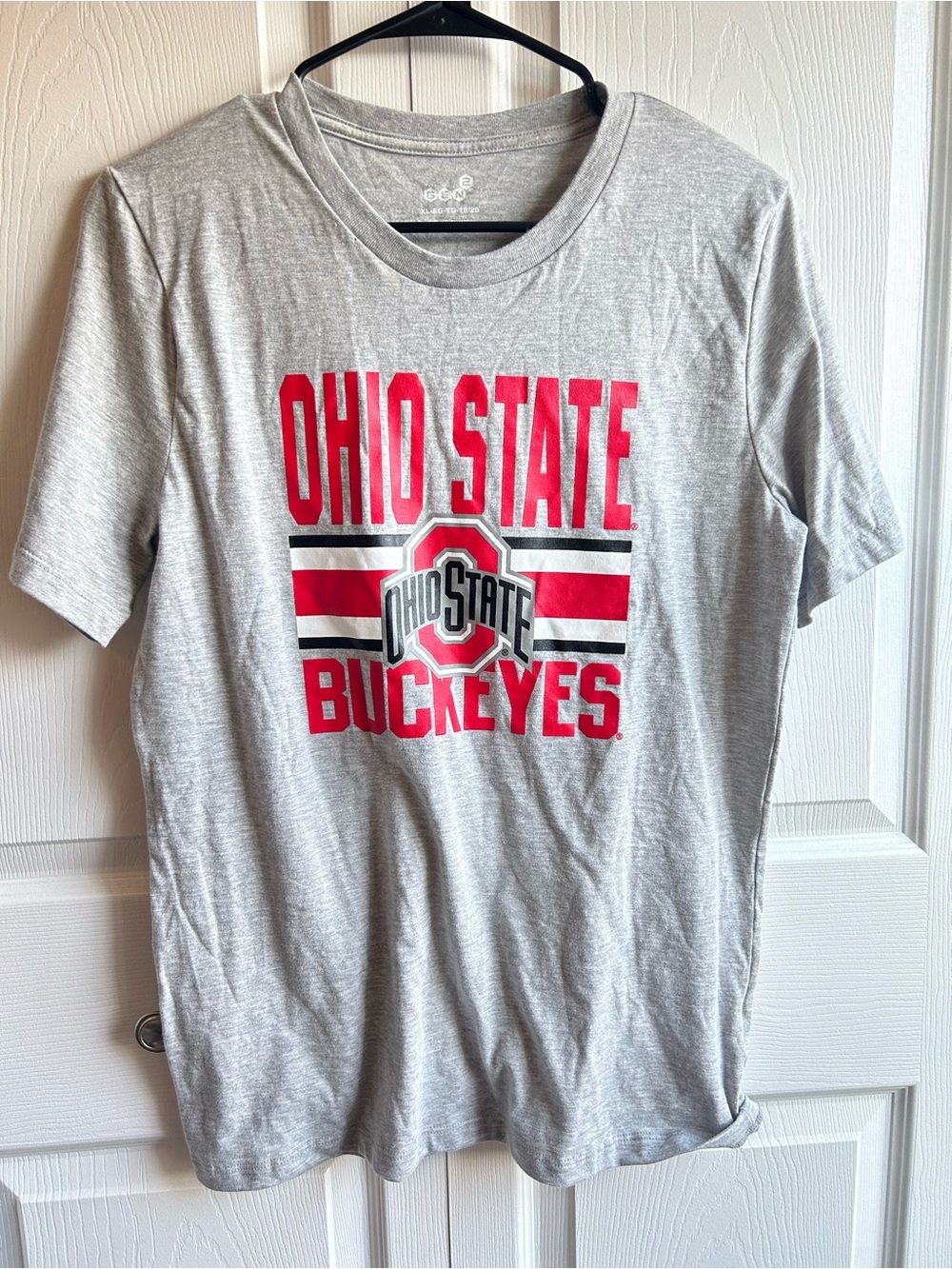 Ohio State Buckeyes Gen2 Heather Gray T-Shirt – Youth XL (18/20)